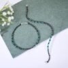 Green Beads Anklet Pair - Image 2
