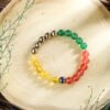 Zodiac Money Magnet Elastic Bracelets with 925 Silver Balls - ARIES