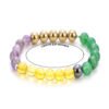 Zodiac Money Magnet Elastic Bracelets with 925 Silver Balls - LIBRA - Image 2