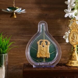 DHRUVS COLLECTION ARTIFICIAL GOLD COATED TIRUPATI BALAJI MAHARAJ IDOL