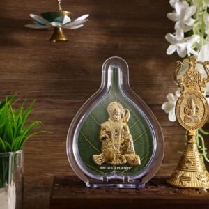 DHRUVS COLLECTION ARTIFICIAL GOLD COATED LORD HANUMAN JI IDOL
